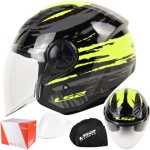 Kask LS2 OF616 Airflow II Brush Bl. H-V Y.