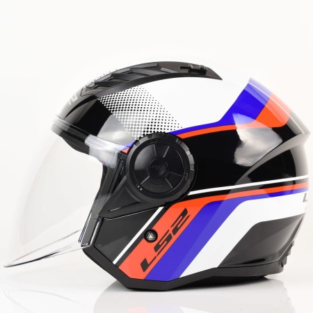 Kask LS2 OF616 Airflow II Rush Wh. Blue Red