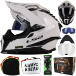 Kask LS2 MX701 Explorer Solid White