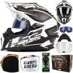 Kask LS2 MX701 Explorer Alter M. Black White