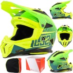 Kask LS2 MX708 Fast II Duck Matt H-V Green Yel