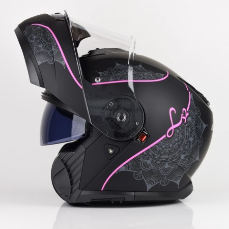 Kask LS2 FF908 Strobe II Lux M.Black Pink