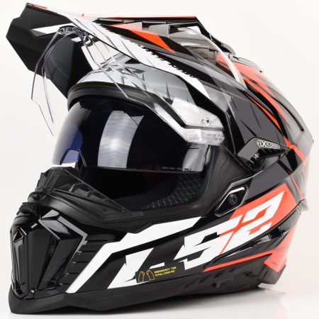 Kask LS2 MX701 Explorer Spire Bl. Titan Red