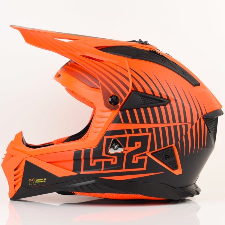 Kask LS2 MX708 Fast II Duck Matt Orange Red