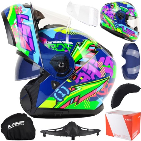 Kask LS2 FF908 Strobe II Svent Blue Green