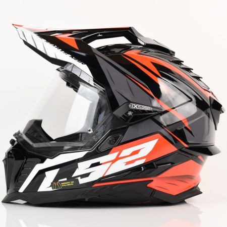Kask LS2 MX701 Explorer Spire Bl. Titan Red
