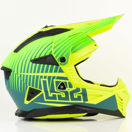 Kask LS2 MX708 Fast II Duck Matt H-V Green Yel