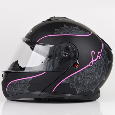 Kask LS2 FF908 Strobe II Lux M.Black Pink