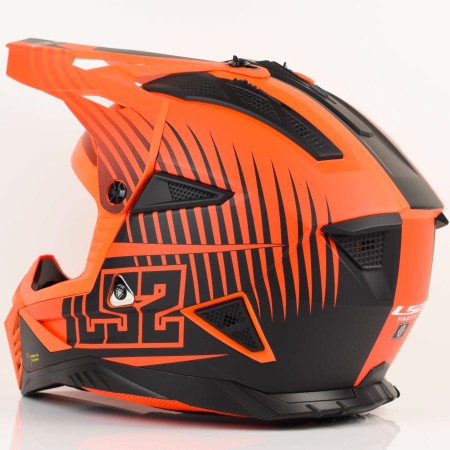 Kask LS2 MX708 Fast II Duck Matt Orange Red