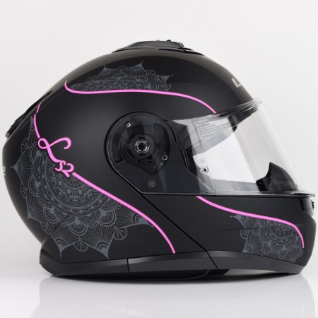 Kask LS2 FF908 Strobe II Lux M.Black Pink