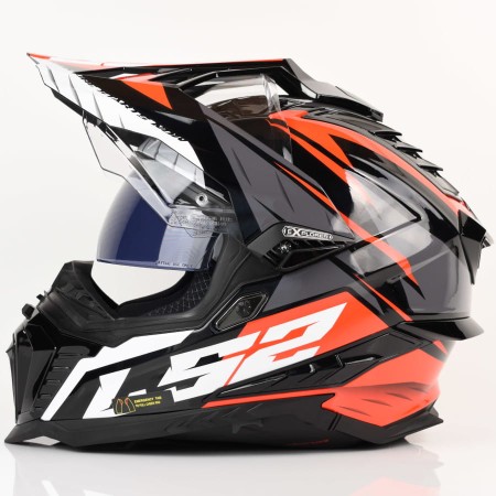 Kask LS2 MX701 Explorer Spire Bl. Titan Red