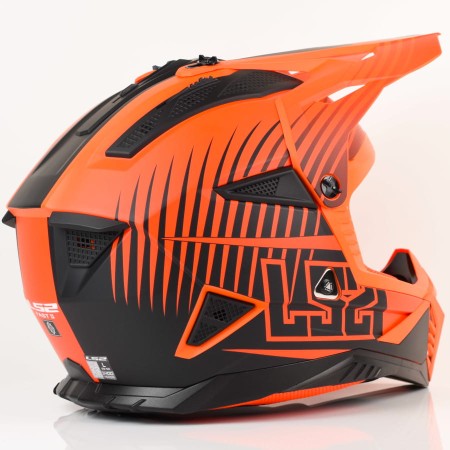 Kask LS2 MX708 Fast II Duck Matt Orange Red
