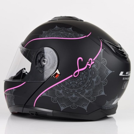 Kask LS2 FF908 Strobe II Lux M.Black Pink