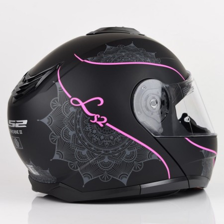 Kask LS2 FF908 Strobe II Lux M.Black Pink