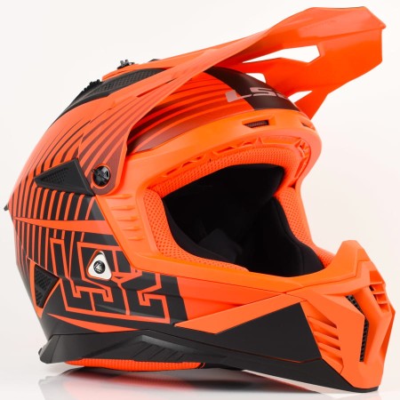 Kask LS2 MX708 Fast II Duck Matt Orange Red