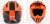 Kask LS2 MX708 Fast II Duck Matt Orange Red