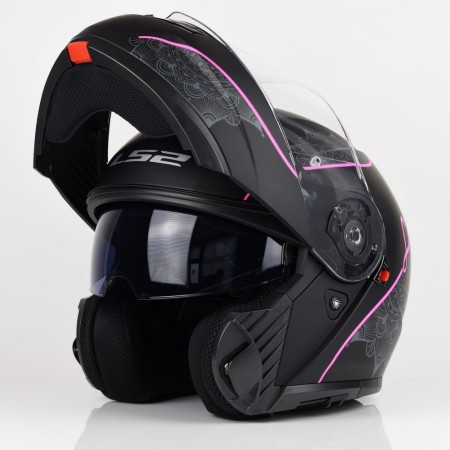 Kask LS2 FF908 Strobe II Lux M.Black Pink