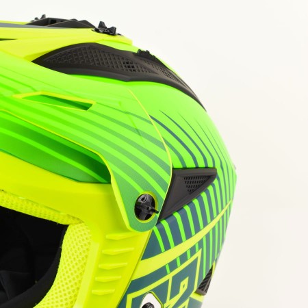 Kask LS2 MX708 Fast II Duck Matt H-V Green Yel