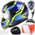 Kask LS2 FF353 Rapid II Flitz H-V Yel. Blue