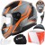 Kask LS2 FF353 Rapid II Flitz M.Ora.Grey
