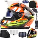 Kask LS2 FF811 Vector II C Tantic Red Yel