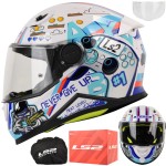 Kask LS2 FF812 Kid Next Level White