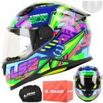 Kask LS2 FF812 Kid Svent Blue Green
