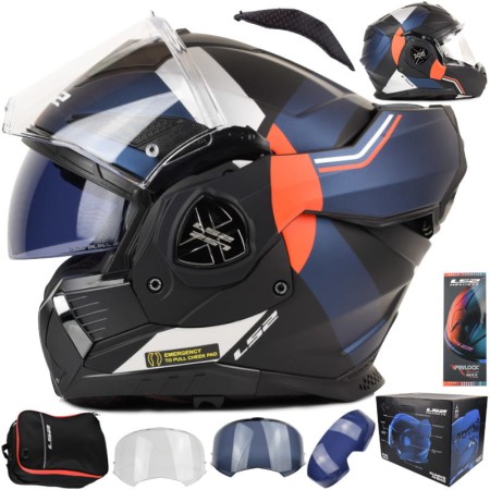 Kask LS2 FF901 Advant X Ultra Matt Blue Red