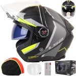 Kask LS2 OF603 Infinity II Focus M.Bl. H-V.Y