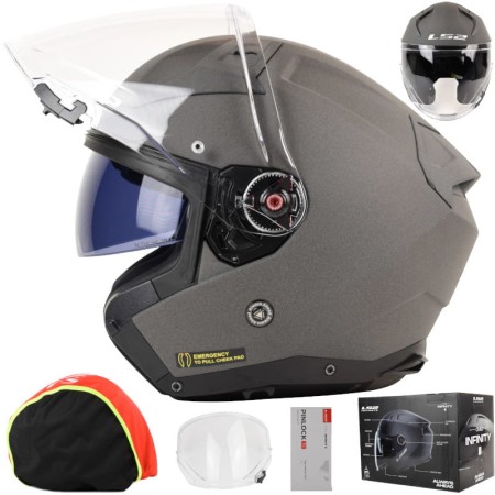 Kask LS2 OF603 Infinity II Solid M. Concrete