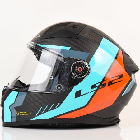 Kask LS2 FF811 Vector II C Grid Red Cyan
