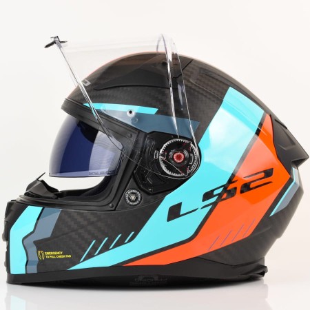 Kask LS2 FF811 Vector II C Grid Red Cyan