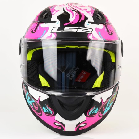 Kask LS2 FF812 Kid Cyberg Matt Purple Cyan