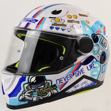 Kask LS2 FF812 Kid Next Level White