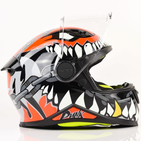 Kask LS2 FF812 Kid Punk Grey Red