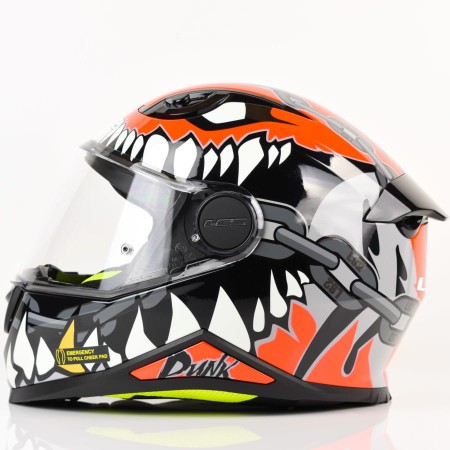 Kask LS2 FF812 Kid Punk Grey Red