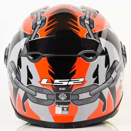 Kask LS2 FF812 Kid Punk Grey Red