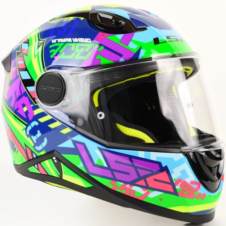 Kask LS2 FF812 Kid Svent Blue Green