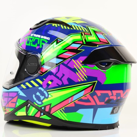 Kask LS2 FF812 Kid Svent Blue Green