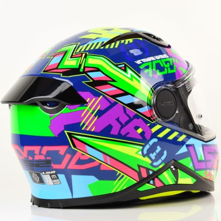Kask LS2 FF812 Kid Svent Blue Green