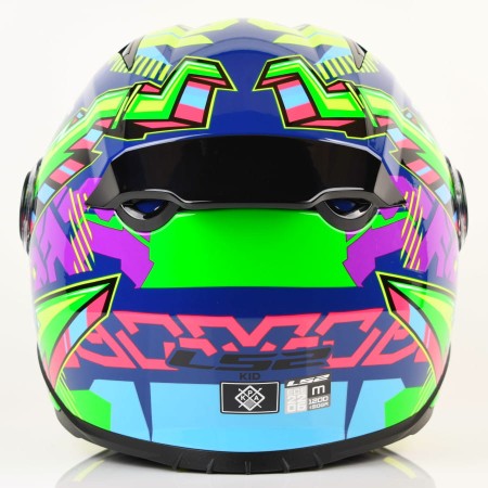 Kask LS2 FF812 Kid Svent Blue Green