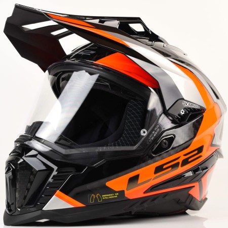 Kask LS2 MX701 Explorer C Frontier II Orange