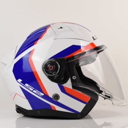 Kask LS2 OF603 Infinity II Focus Wh.Bl Red