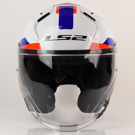 Kask LS2 OF603 Infinity II Focus Wh.Bl Red