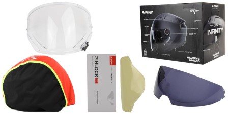 Kask LS2 OF603 Infinity II Focus Wh.Bl Red