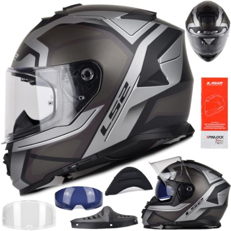 Kask LS2 FF800 Storm II Faster M. Titanium