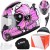 Kask LS2 FF353 Rapid II Poppies Pink