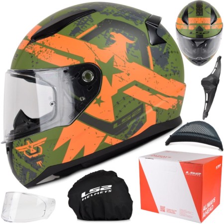Kask LS2 FF353 Rapid II Thunder Birds M.Ora