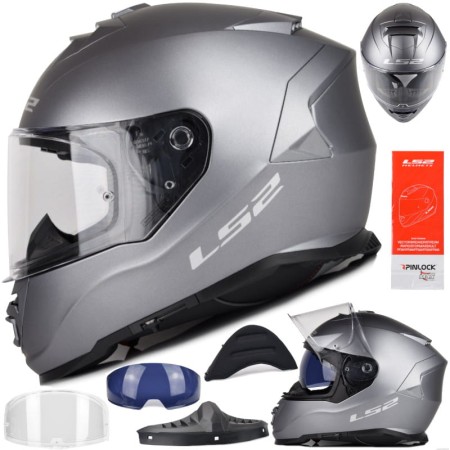 Kask LS2 FF800 Storm II Solid Matt Titanium