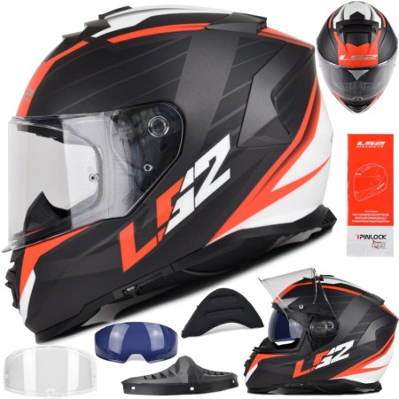 Kask LS2 FF800 Storm II Nerve M. Black Red
